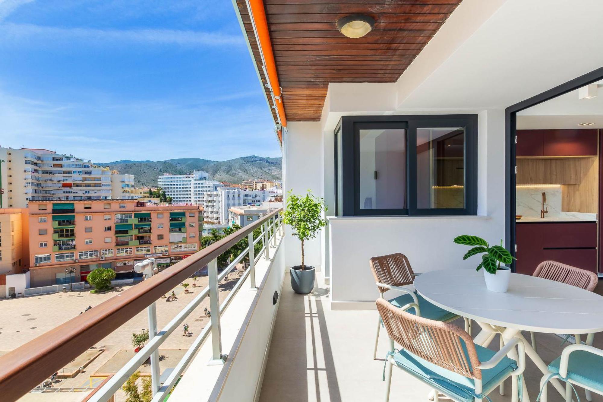 Апартаменты La Nogalera, Piscina, Playa Y Ocio Торремолинос Экстерьер фото