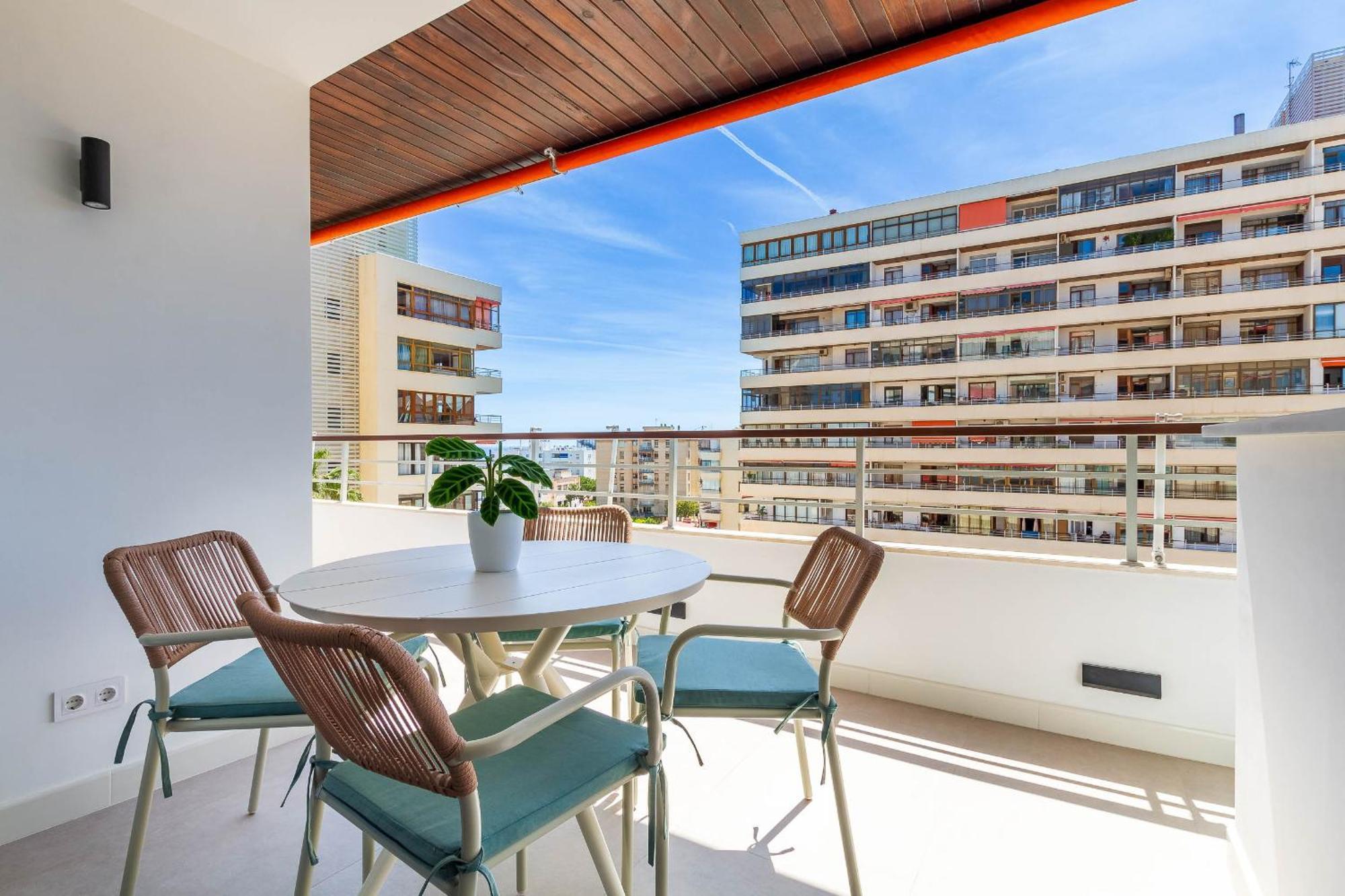 Апартаменты La Nogalera, Piscina, Playa Y Ocio Торремолинос Экстерьер фото